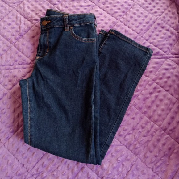 Wonder Nation Girls Dark Blue Straight Jeans 12 Plus Bundles and Offers Welcome - Picture 1 of 2